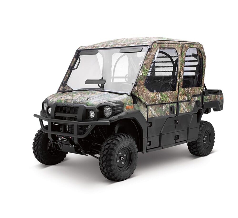 かめ Kawasaki Mule Pro Soft Cab Enclosure - Soft Door Set - Real tree XTRA