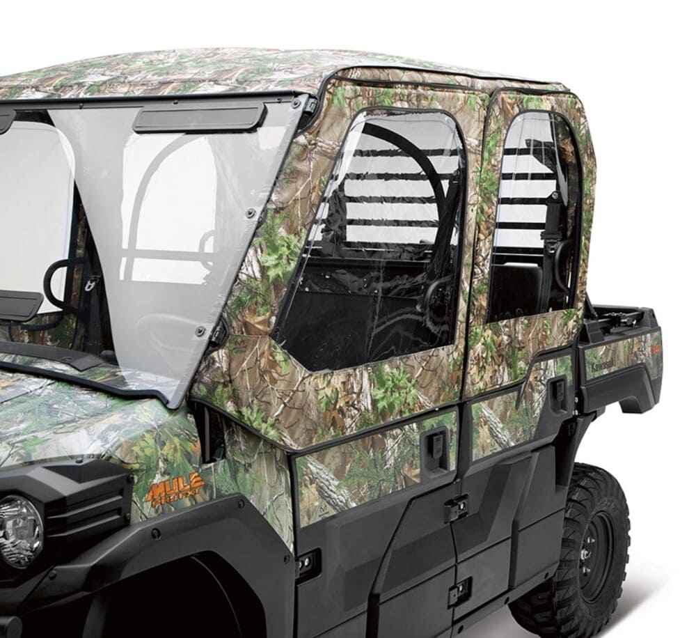 Kawasaki '25 Mule Pro-DXT EPS Soft Cab Enclosure, Soft Door Set, Real tree XTRA Green