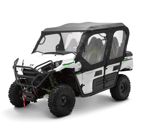 Kawasaki '25 Teryx4 S CAMO Soft Cab Black Enclosure Roof & Back