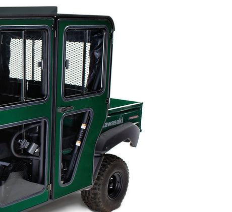 Kawasaki '26 Mule 4000 Trans Rear Steel Door Set - Super Black
