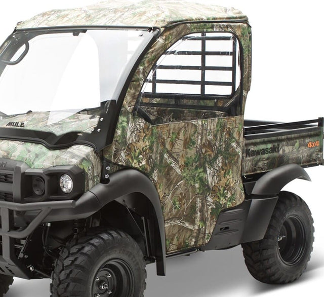 Kawasaki '26 Mule SX Soft Cab Enclosure, Soft Door Set, Real Tree XTRA Green