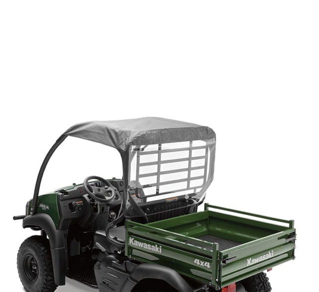Kawasaki '26 Mule SX Soft Roof with Back, Black