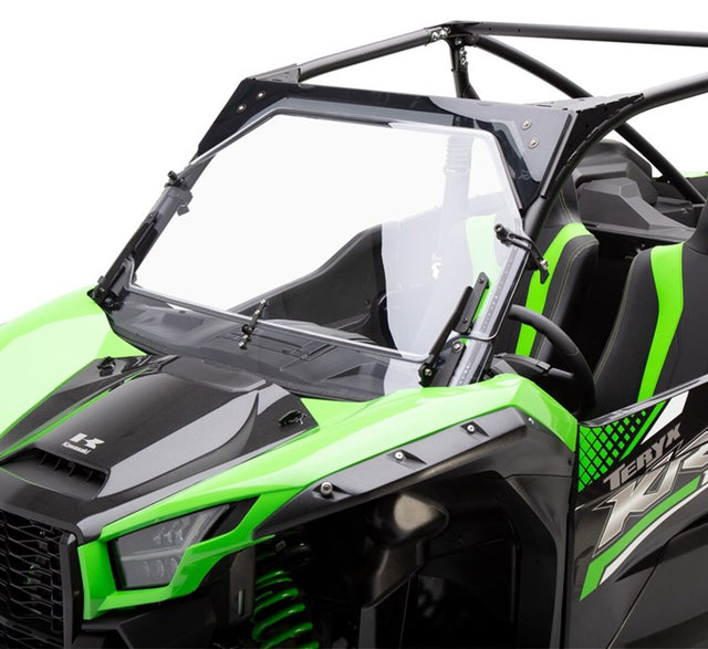 Kawasaki '26 Teryx KRX 4 1000 Blackout Edition Flip-Down Polycarbonate Windshield