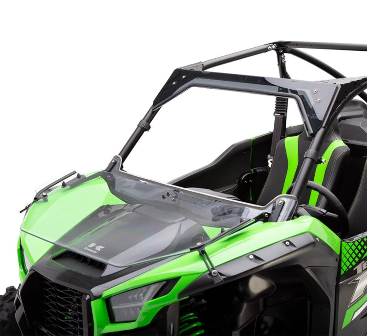 Kawasaki '26 Teryx KRX 4 1000 Blackout Edition Flip-Down Polycarbonate Windshield