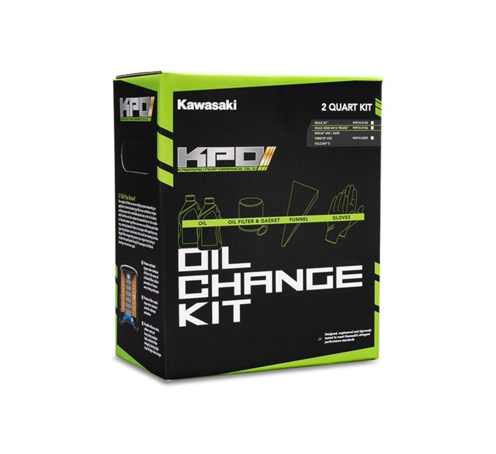 Kawasaki Mule 4010 / 4000 Trans / 4010 Trans4x4 KPO Oil Change Kit