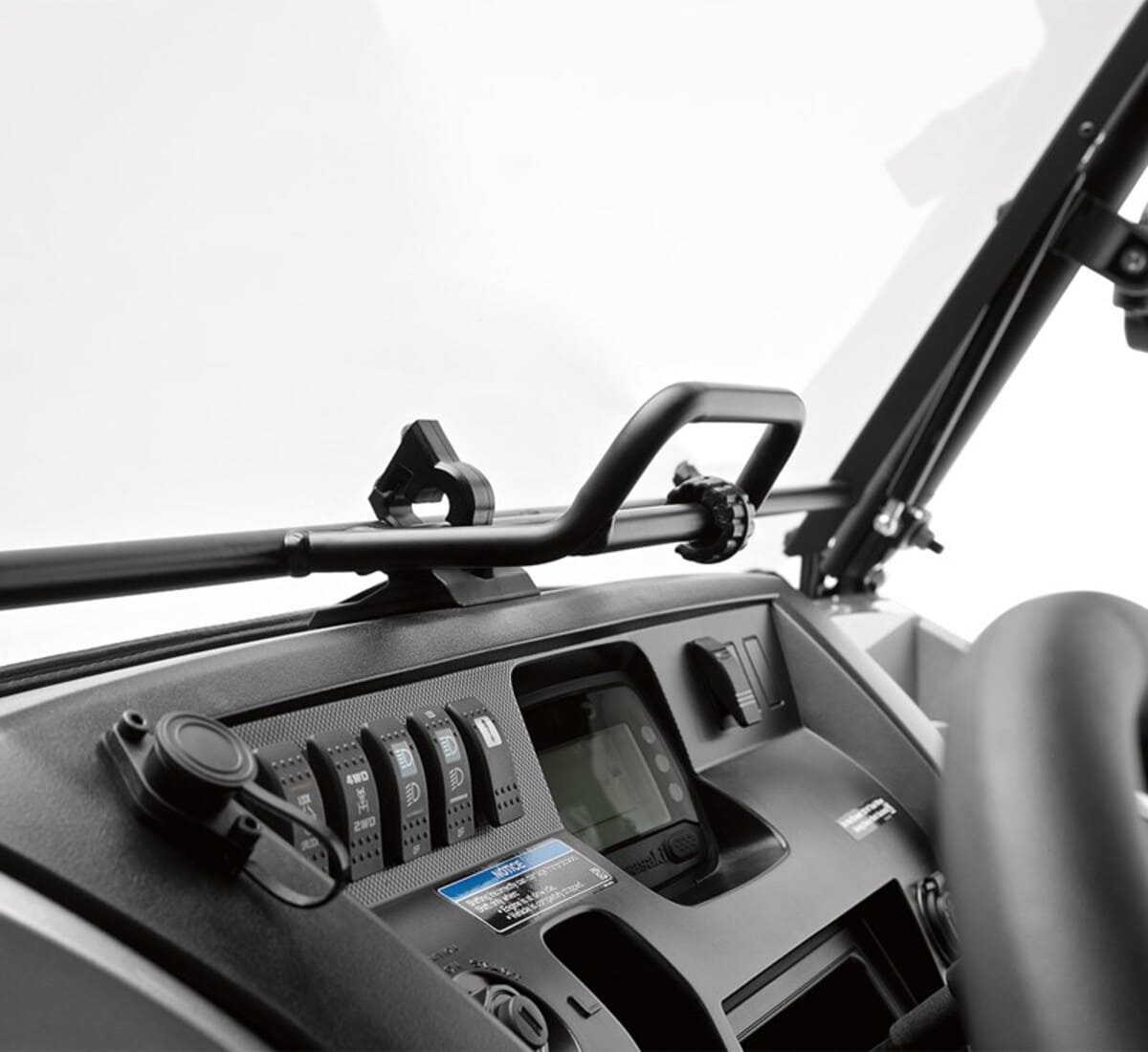 Kawasaki Mule Pro FXR Flip-Up Polycarbonate Windshield