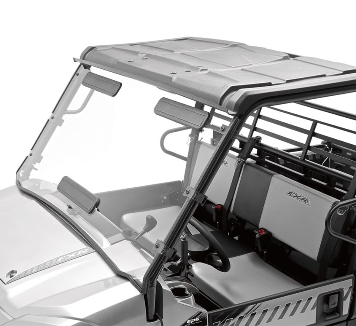 Kawasaki Mule Pro FXR KQR Full Polycarbonate Windshield