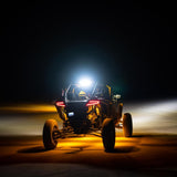 KC HiLiTES '25 Polaris RZR Turbo R Rear-Facing Multi-Function LED Light Chase Bar Kit