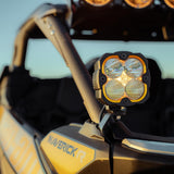 KC HiLiTES Can-Am Maverick R A-Pillar Ditch Mount & Lights Bundle