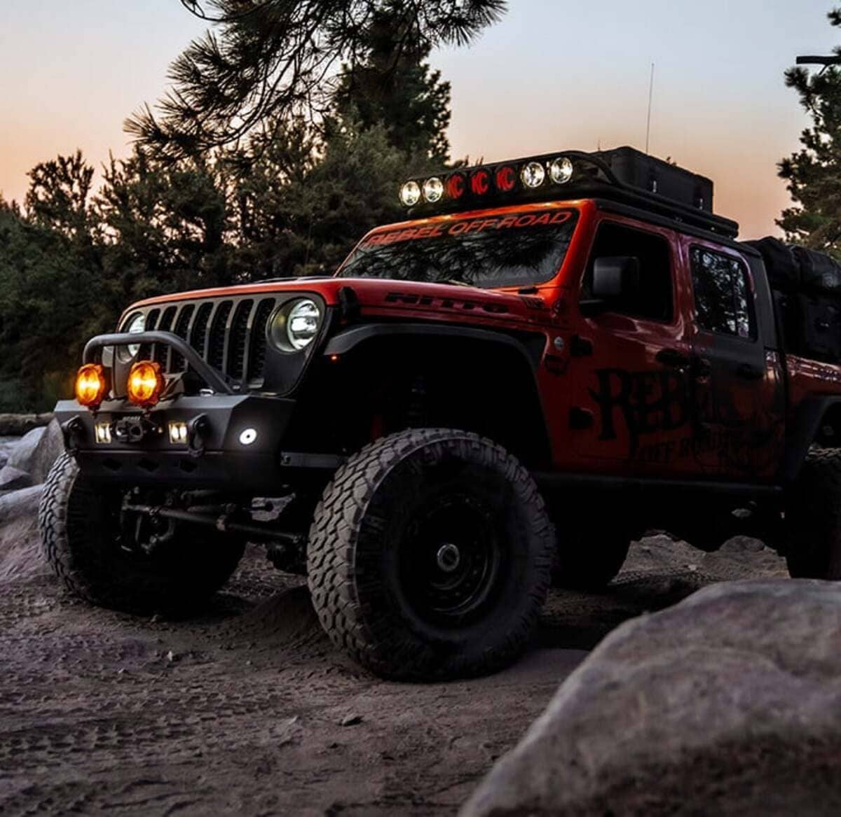 KC HiLiTES Cyclone V2 LED 6 Rock Light Kit