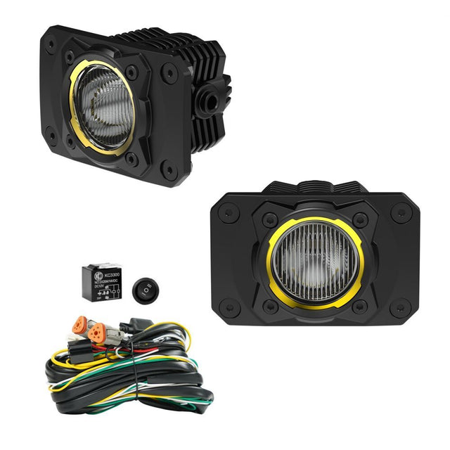 KC HiLiTES Flex Era 1 Flush Mount Backup Light Kit