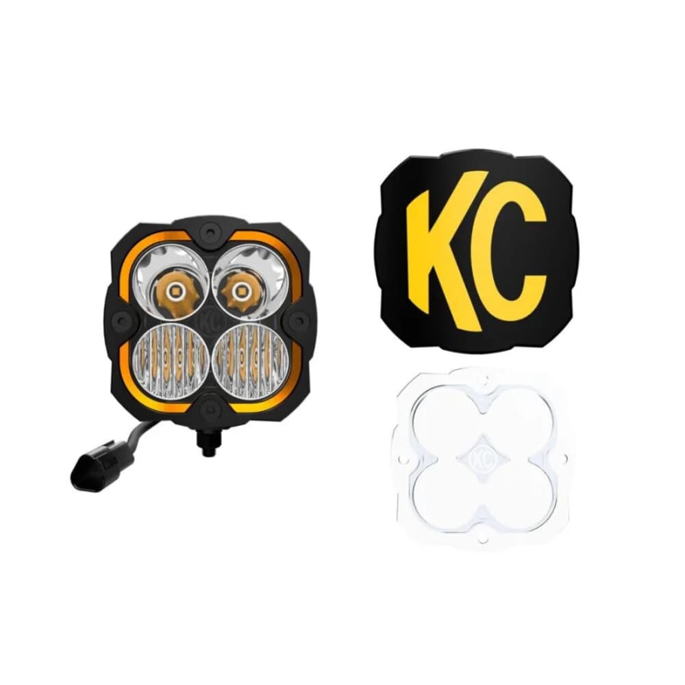 KC HiLiTES Flex Era 4 Single Master LED Light Pod Kit