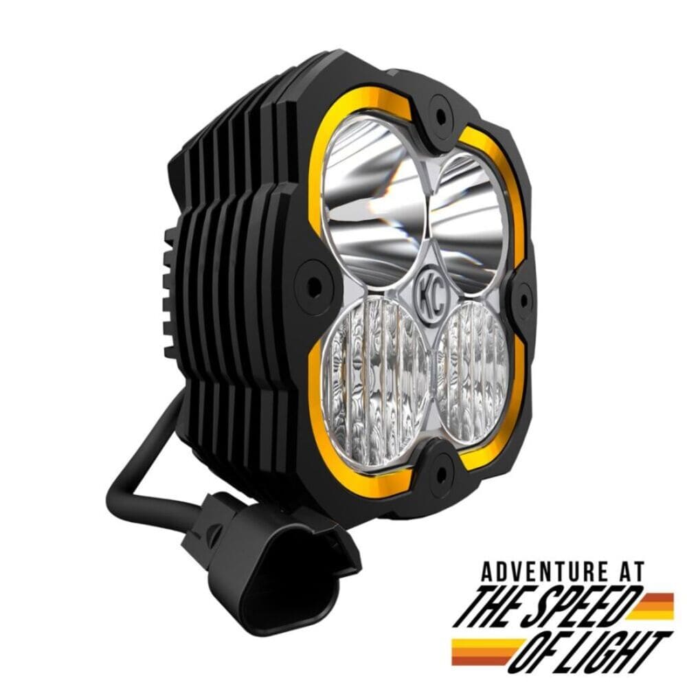 KC HiLiTES Flex Era 4 Single Master LED Light Pod Kit