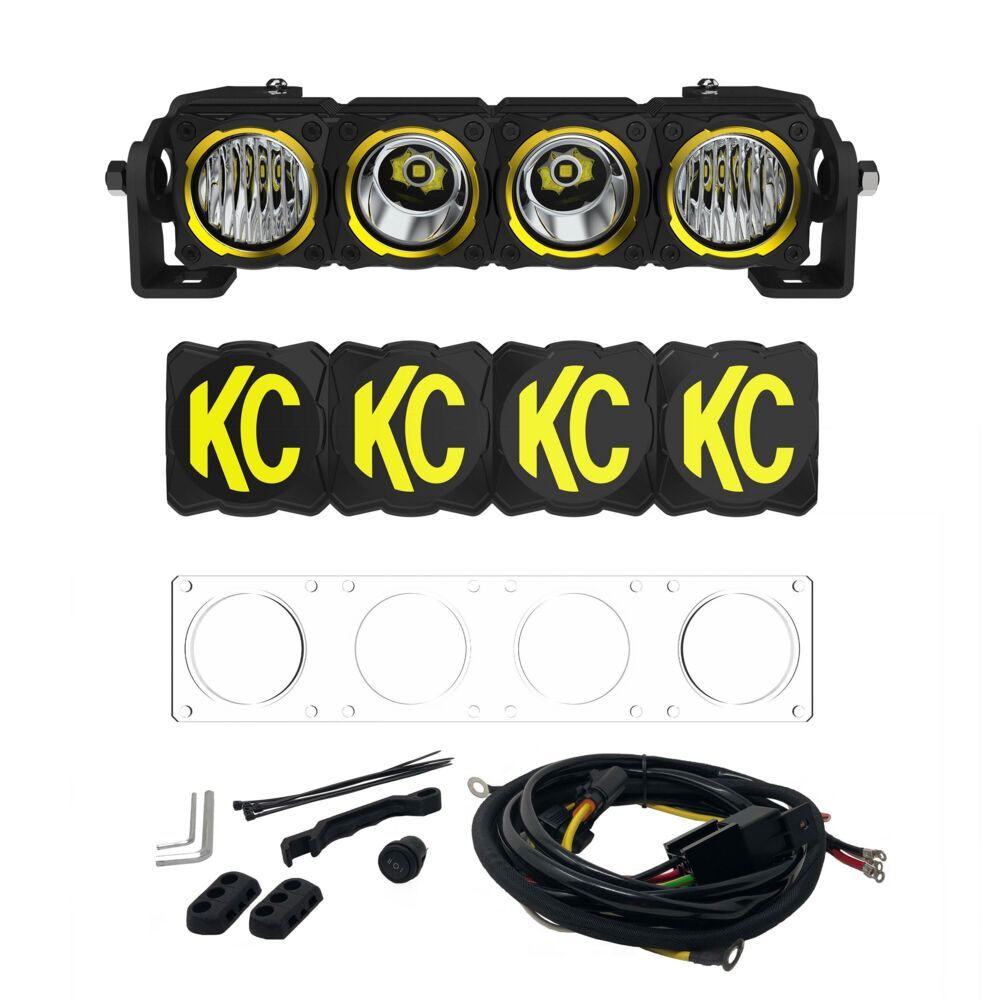 KC HiLiTES Flex Era Master Kit LED Light Bar