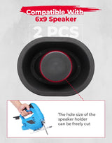 Kemimoto 6.5" UTV Universial Speaker Pods - 2 Pcs