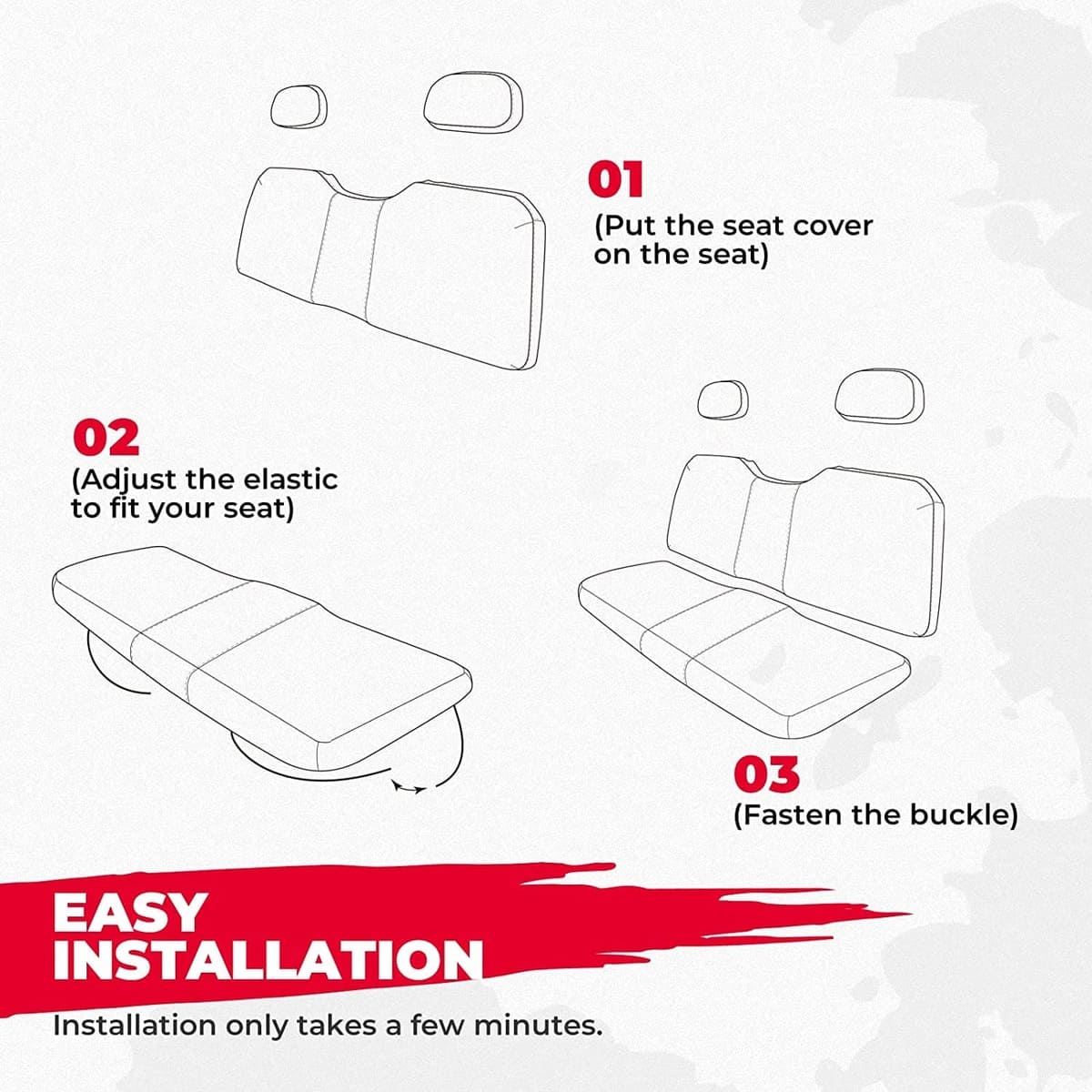 Kemimoto '02-'08 Polaris Ranger 500 UTV Camo Seat Covers