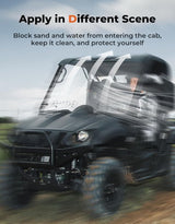 Kemimoto '04-'13 Yamaha Rhino 700 Full Windshield