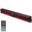 Kemimoto 1.25" - 2' Roll Bar 10 Speaker Aluminum RGB Sound Bar