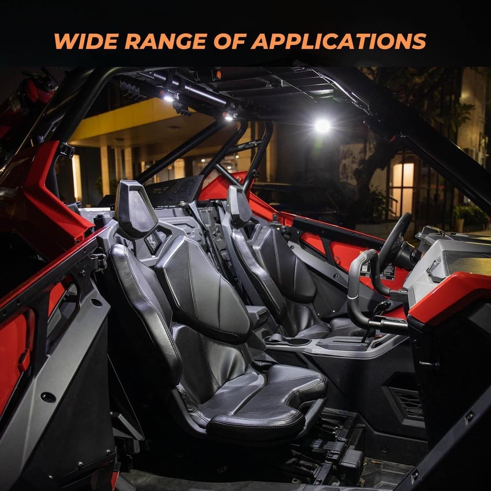 Kemimoto 1.25-2" Roll bar UTV Universal Interior Lights