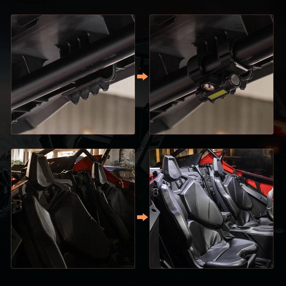 Kemimoto 1.25-2" Roll bar UTV Universal Interior Lights