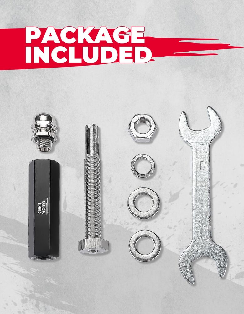 Kemimoto 1/4'' Black Mounting Base Flag Mount - 1 PC