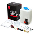 Kemimoto 1.5L Universal Car Windshield Washer Pump Reservoir Bottle Kit