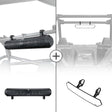 Kemimoto 1.65''-2'' Roll Bar UTV Bluetooth Sound Bar & Rear View Mirror