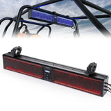Kemimoto 1.75''-2.25'' Roll Bar 8-Speaker RGB UTV Bluetooth Sound Bar - 33"