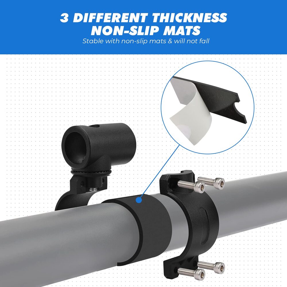 Kemimoto 1.75"-2" Roll Bar Go Pro Camera Holder