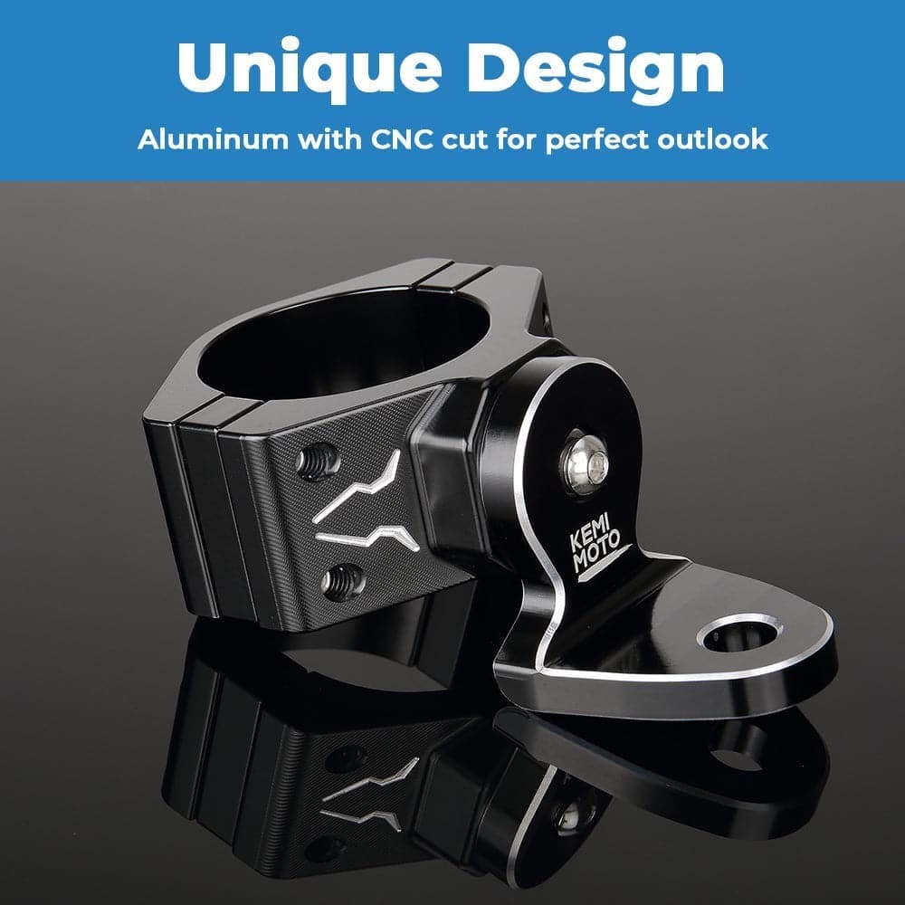 Kemimoto 1.75"-2" Roll Bar UTV Flag & Whip Light Mount