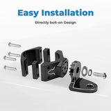 Kemimoto 1.75"-2" Roll Bar UTV Flag & Whip Light Mount