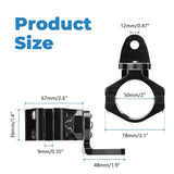 Kemimoto 1.75"-2" Roll Bar UTV Flag & Whip Light Mount