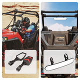 Kemimoto 1.75"-2'' UTV Roll Bar Universal Color Side Rear View Mirrors