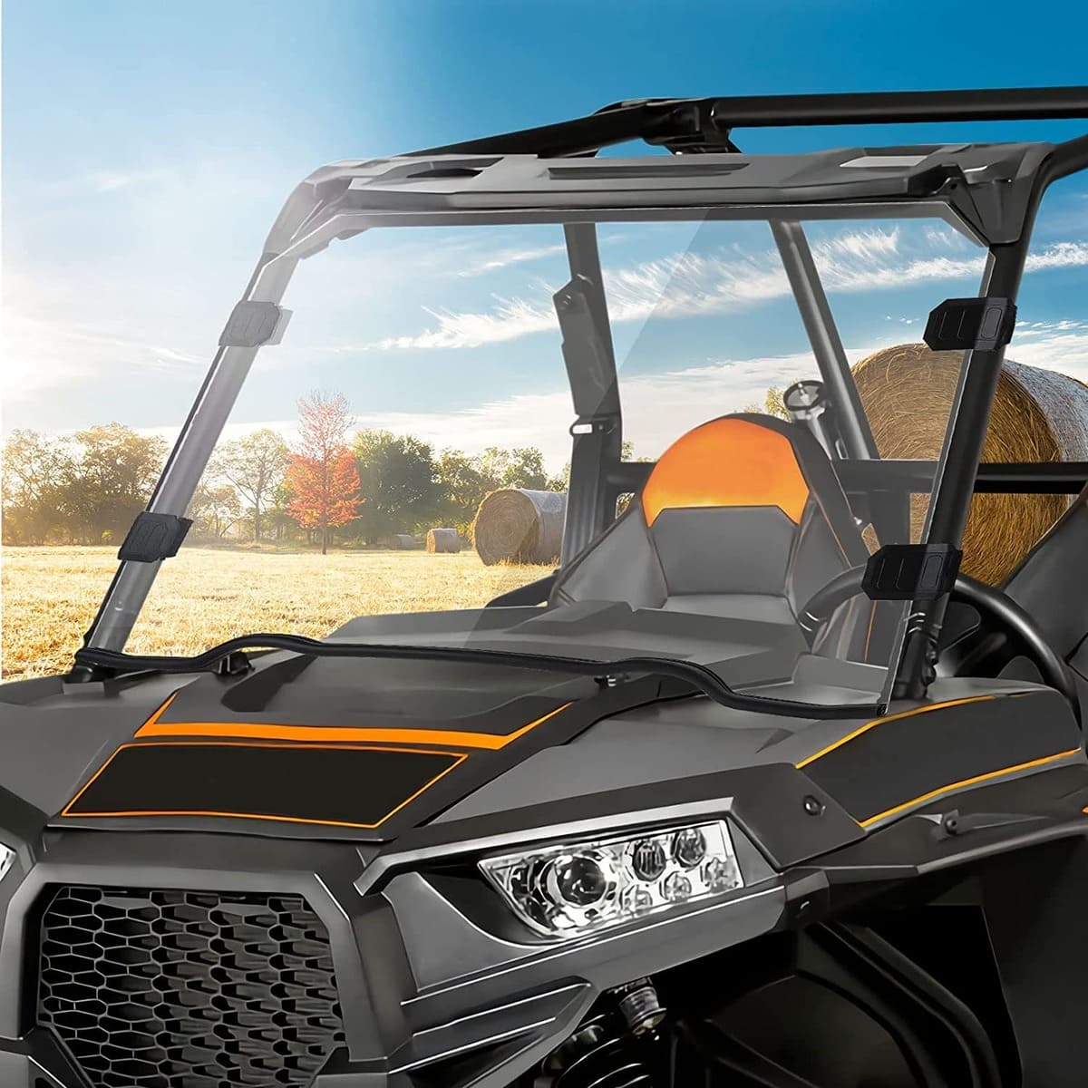 Kemimoto '14-'18 Polaris XP 1000 Front Full Windshield