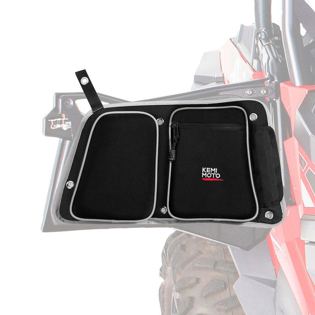 Kemimoto '14-'19 Polaris RZR Rear Door Bags with Knee Pad