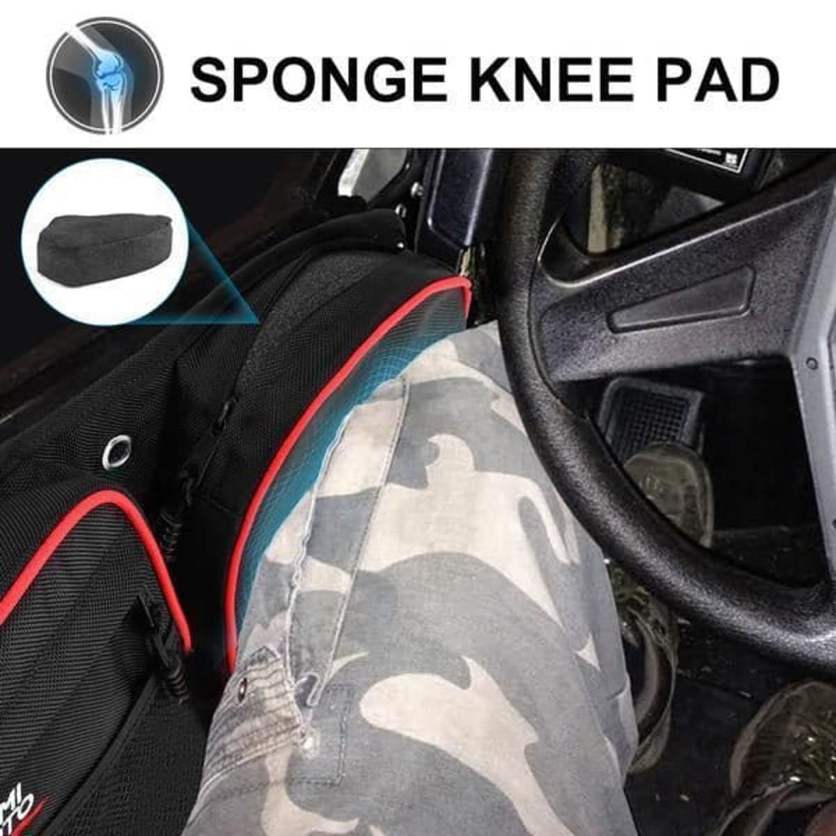 Kemimoto '14-'22 Polaris RZR XP 1000 Front Side Door Bags & Side Nerf Bars Rock Sliders