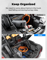 Kemimoto '14-'23 Polaris RZR 1000 UTV Aluminum Trunk Bed Enclosure