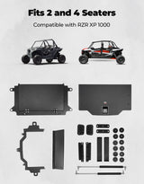 Kemimoto '14-'23 Polaris RZR 1000 UTV Aluminum Trunk Bed Enclosure