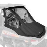 Kemimoto '14-'23 Polaris RZR XP 1000 2 in 1 UTV Rear Soft Windshield w/ Cargo Bed Cover