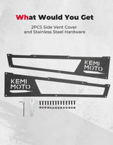 Kemimoto '14-'23 Polaris RZR XP 1000/ 4 1000 Side Vent Covers