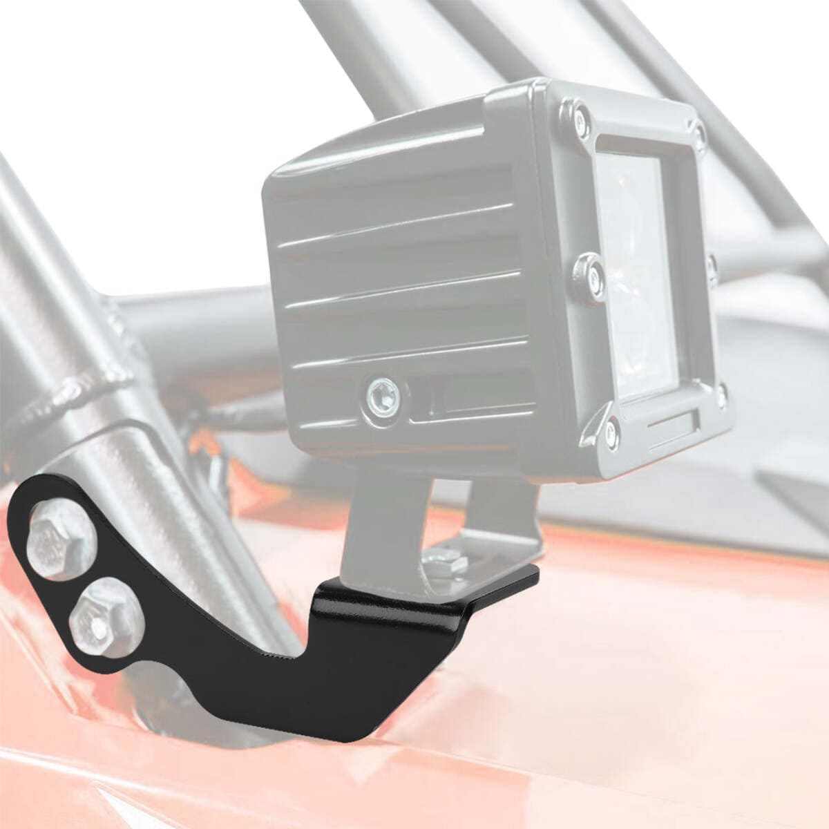 Kemimoto '14-'23 Polaris RZR XP 1000 A-Pillar LED Light Bracket Mount - Pair