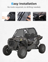 Kemimoto '14-'23 Polaris RZR XP 1000 Mesh Shield Protective Door Net