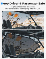Kemimoto '14-'23 Polaris RZR XP 1000 Mesh Shield Protective Door Net