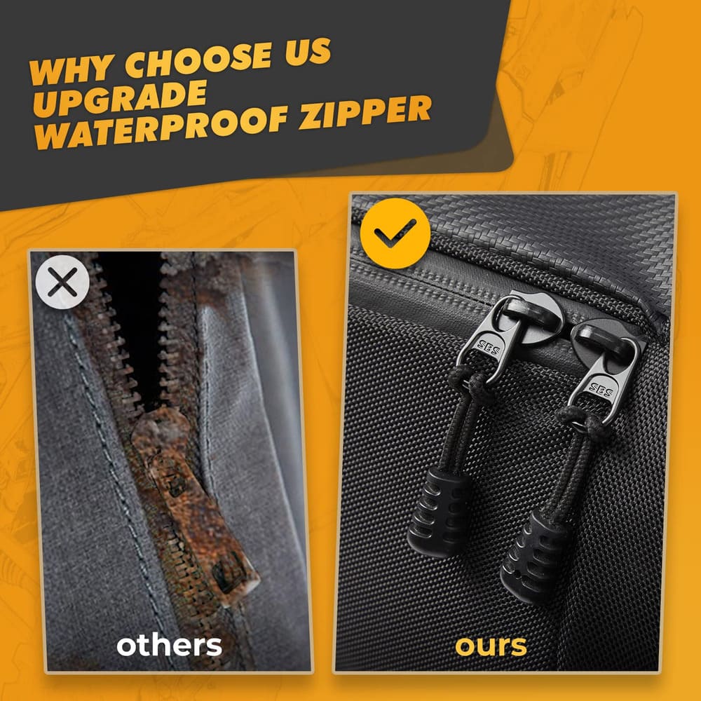 Kemimoto '14-'23 Polaris RZR XP 1000 Upgraded 1680D Rear Cargo Bag