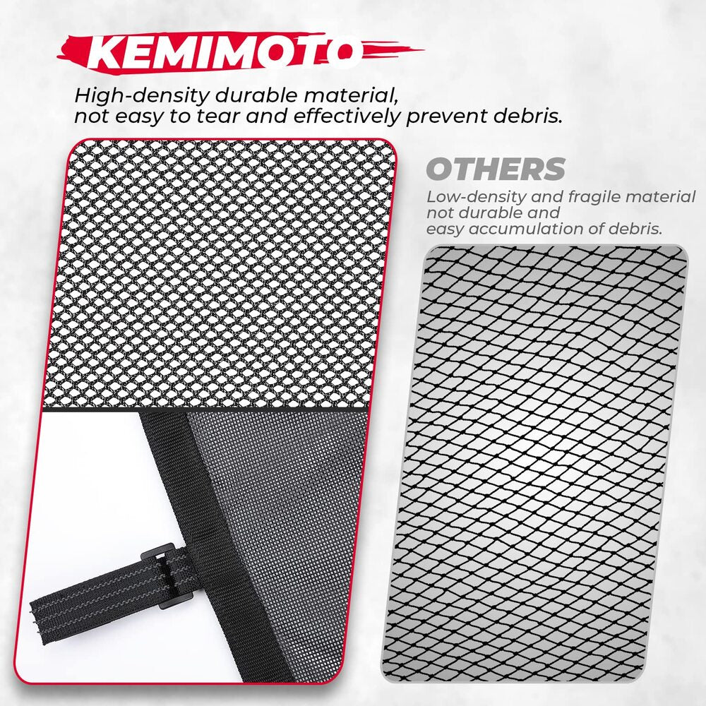 Kemimoto '14-'23 Polaris RZR XP 4 1000 PVC Mesh Window Nets / Door Nets