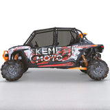 Kemimoto '14-'23 Polaris RZR XP 4 1000 PVC Mesh Window Nets / Door Nets