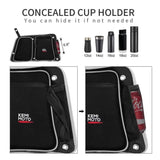 Kemimoto '14-'23 Polaris RZR XP 4 1000 Rear Door Bags w/ Knee Pad