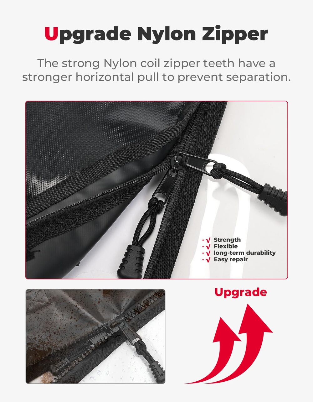 Kemimoto '14-'23 Polaris RZR XP 4 1000 Soft Upper Door Cab Enclosure Set