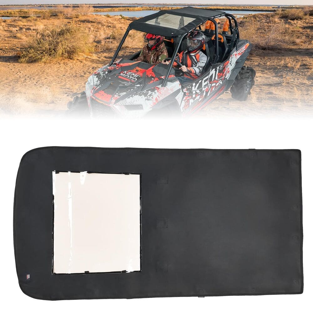 Kemimoto '14-'23 Polaris RZR XP 4 1000 Waterproof Soft Top Roof