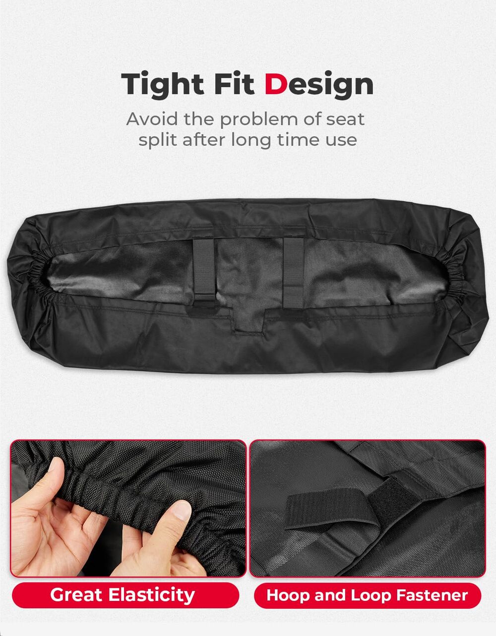 Kemimoto '14-'24 Honda Pioneer 700 Seat Covers - Black